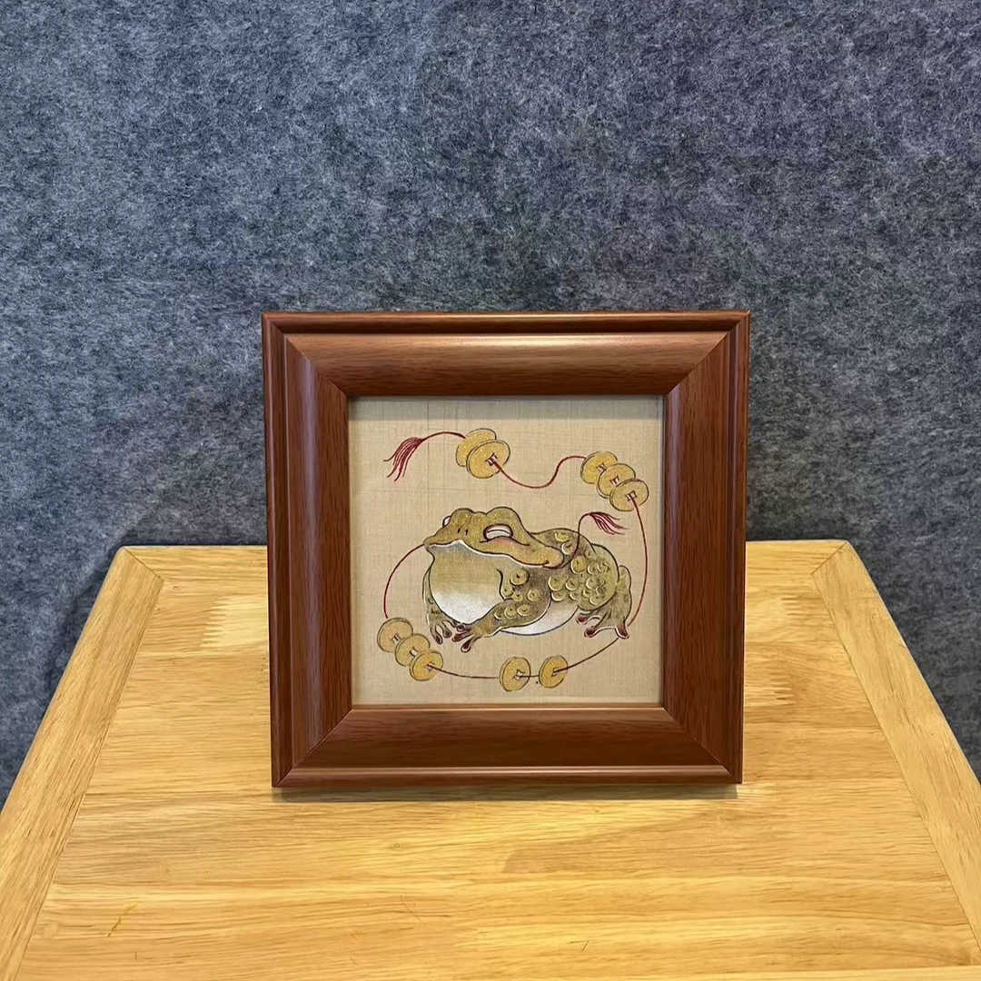 《金蝉-3》国潮氛围感艺术摆件16.5*16.5cm