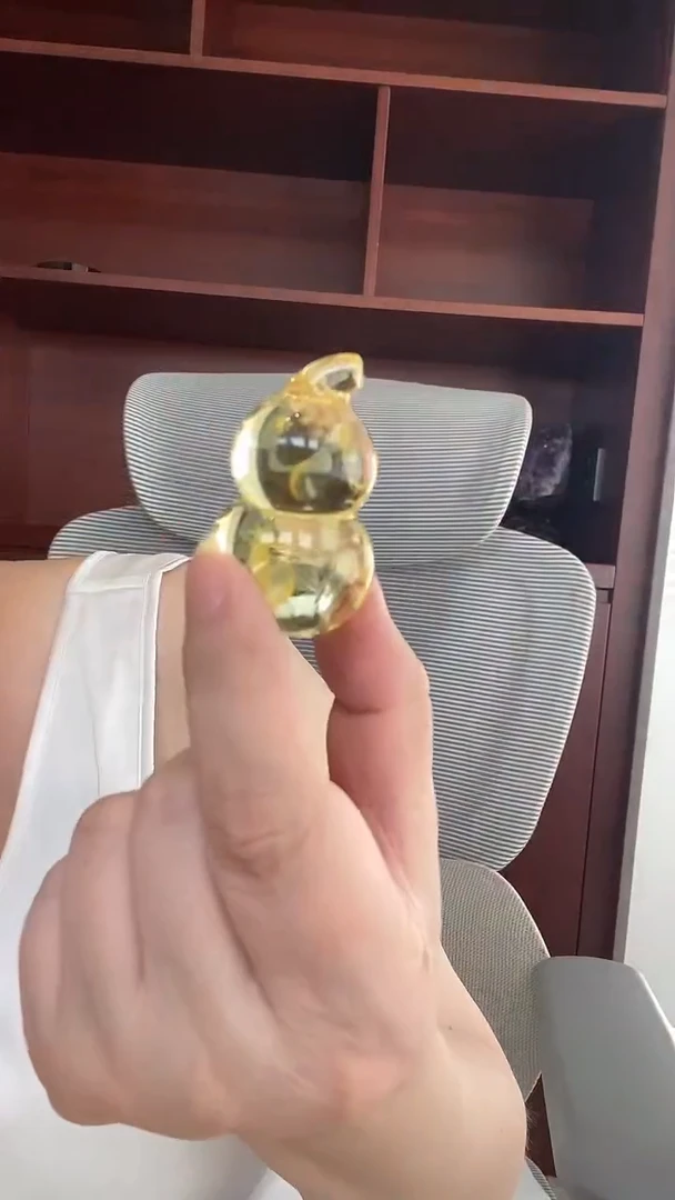 琥珀颈饰未镶嵌吊坠