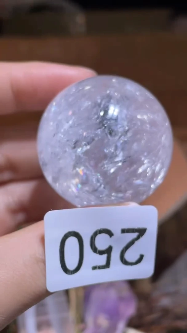 未镶嵌珠宝半成品水晶印度喜马球-250