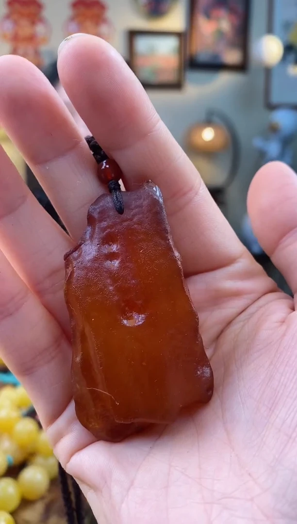 【闪购商品】琥珀颈饰未镶嵌吊坠