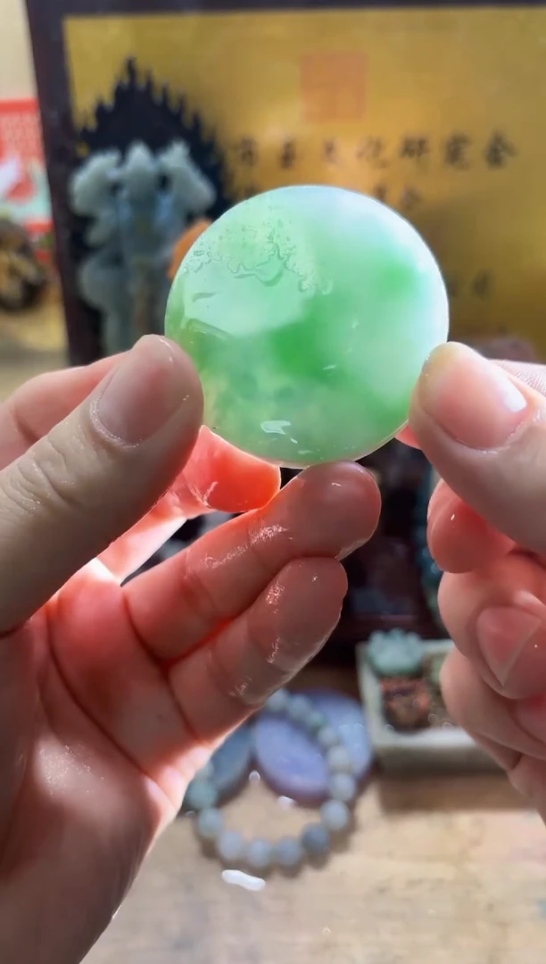 未镶嵌挂件翡翠A货常星8091