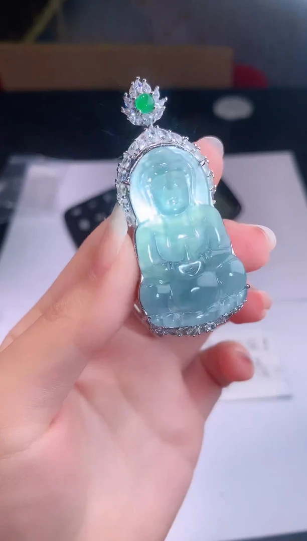 颈饰未镶嵌翡翠0芹0翡翠珠宝753