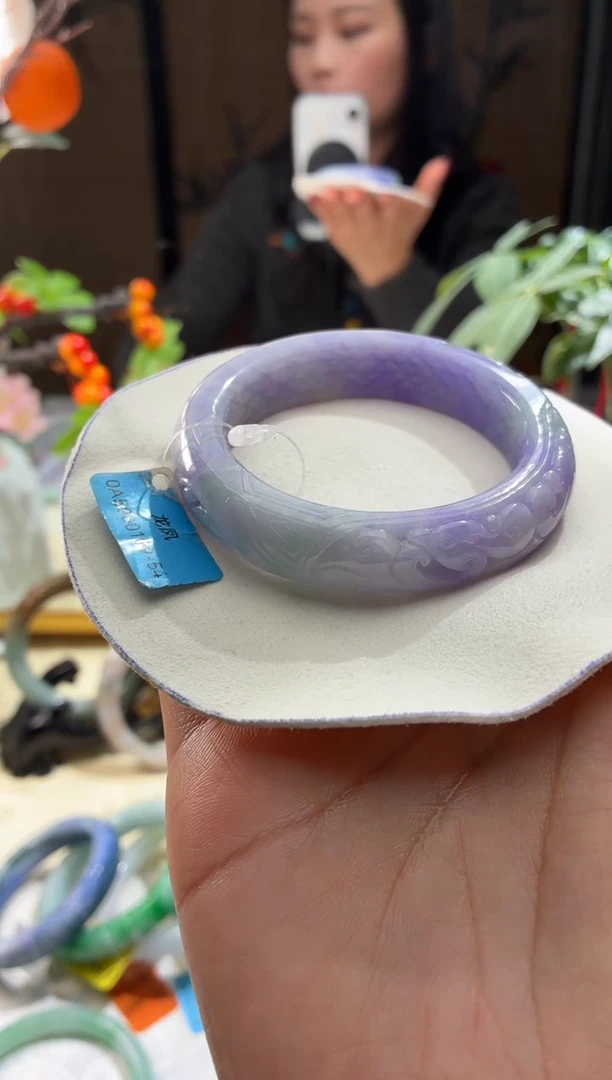 未镶嵌手镯翡翠婷*️3  翡翠手镯 54