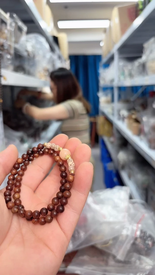 木质非金属花梨木DIY星月款双圈