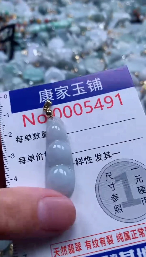 翡翠未镶嵌吊坠(不含链)5491