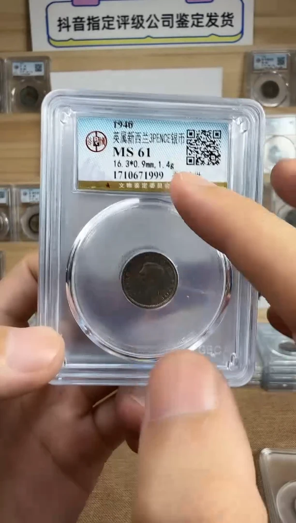 银币-3便士-英属新西兰-公博评级