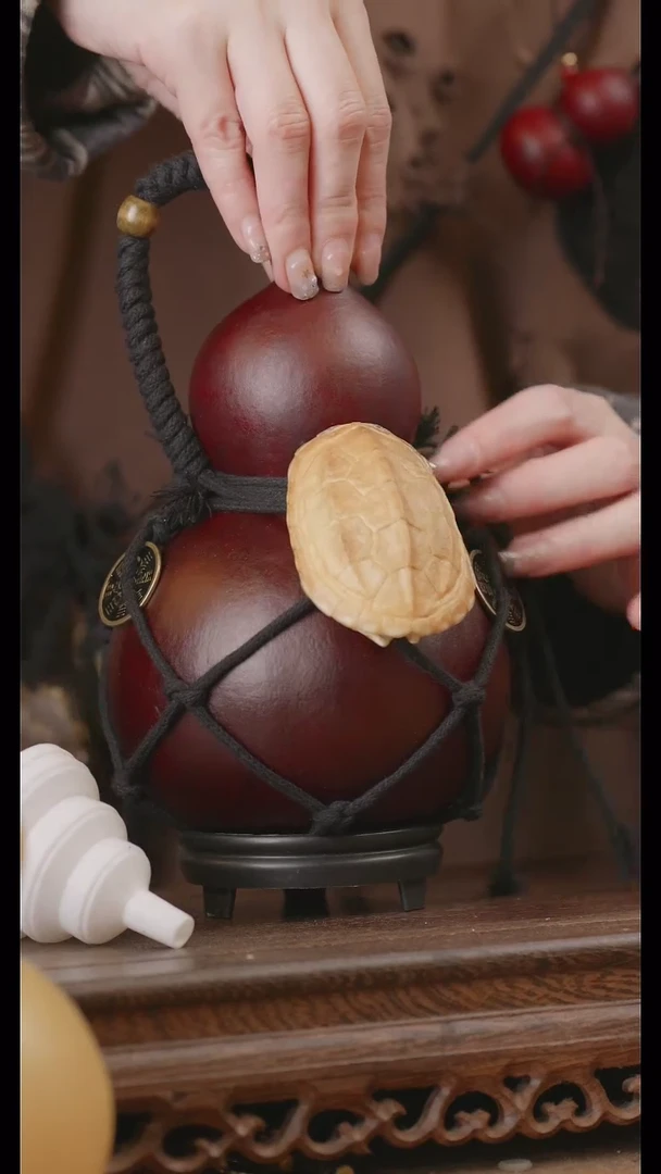 【闪购商品】315号精品天然大漆工艺防渗内胆酒葫芦~