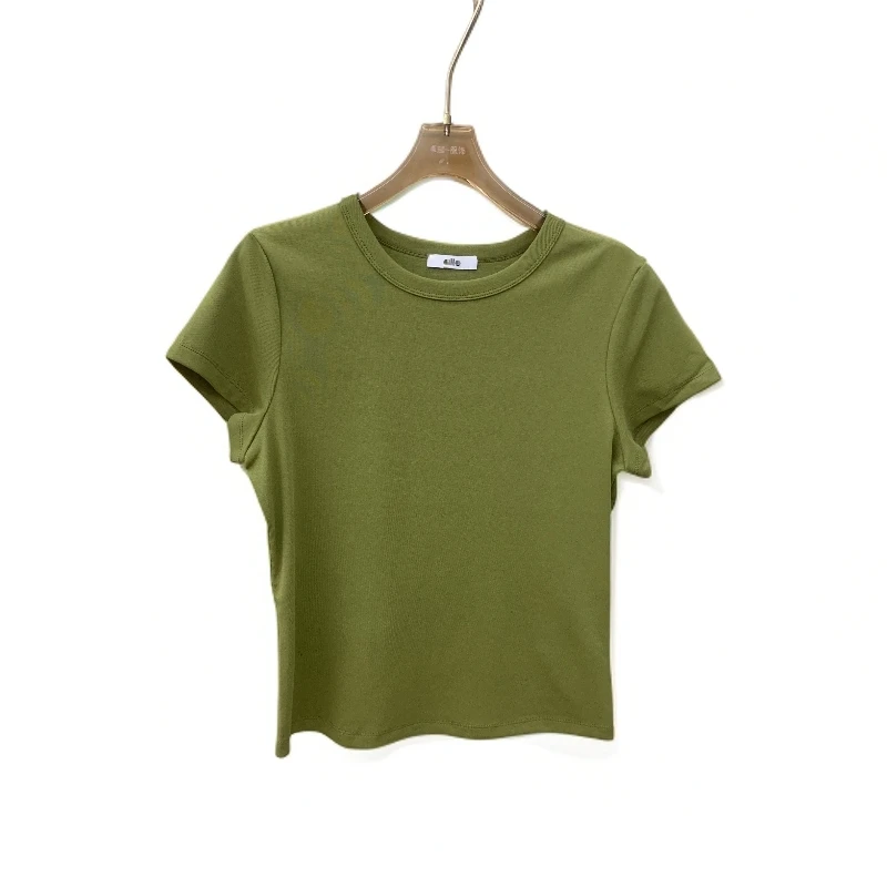 260038 夏t恤短袖包领时尚纯色透气卷袖T恤百搭圆领