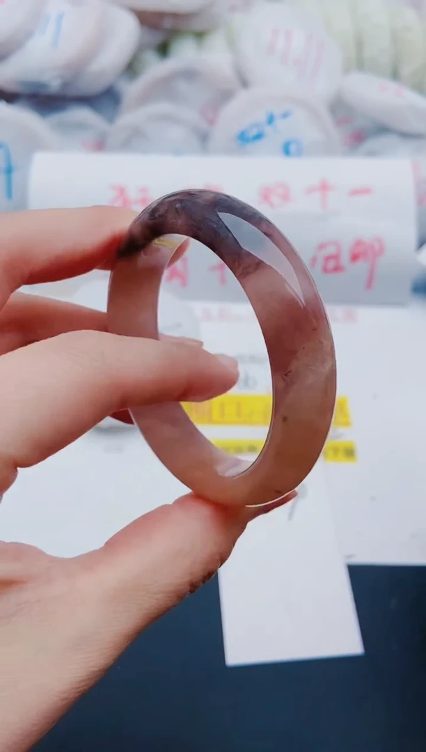 未镶嵌手镯石英质玉K4-51-52