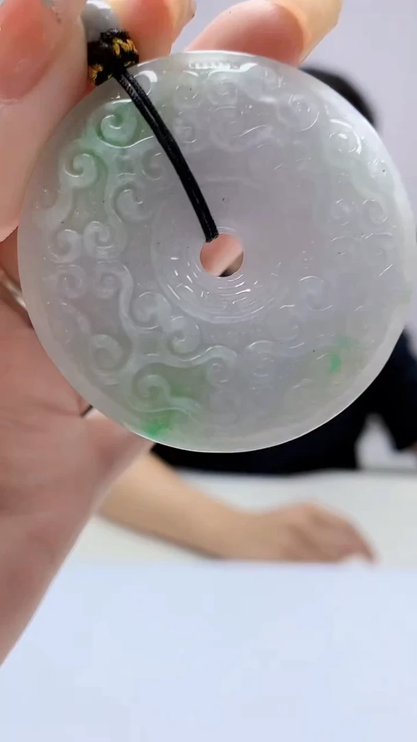 定制翡翠未镶嵌4917DD-毛货挂件56