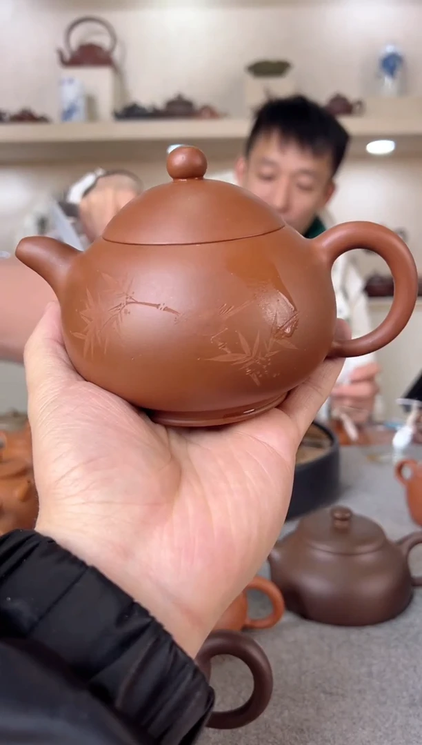 【闪购商品】紫砂茶壶薄胎紫砂壶 紫泥 半手工