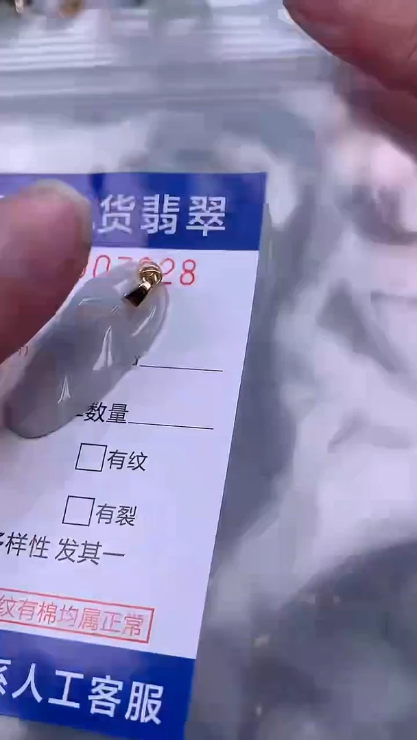 翡翠未镶嵌吊坠(不含链)1