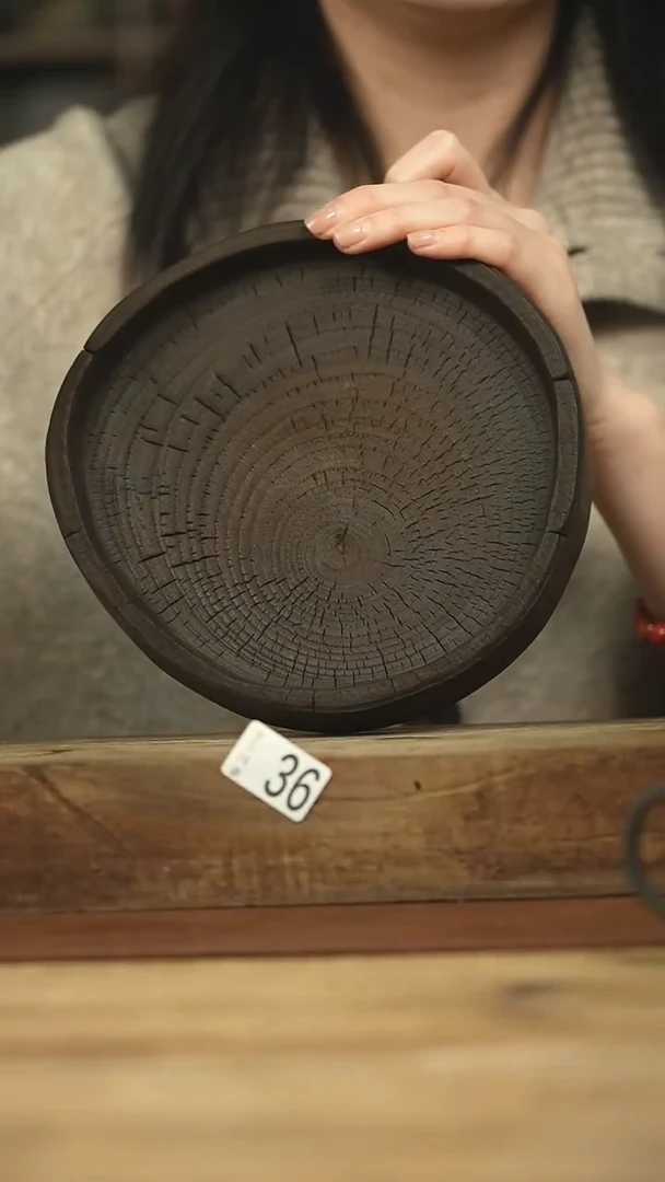 设计师手作款老木茶盘