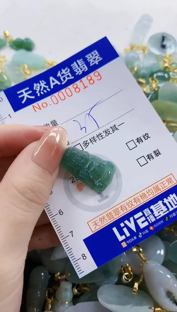 颈饰未镶嵌翡翠天然A货翡翠