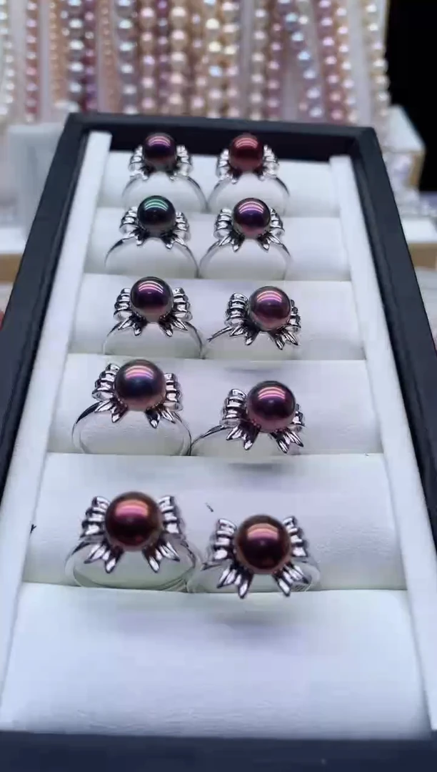 戒指合金淡水珍珠多样性发其一，非无暇