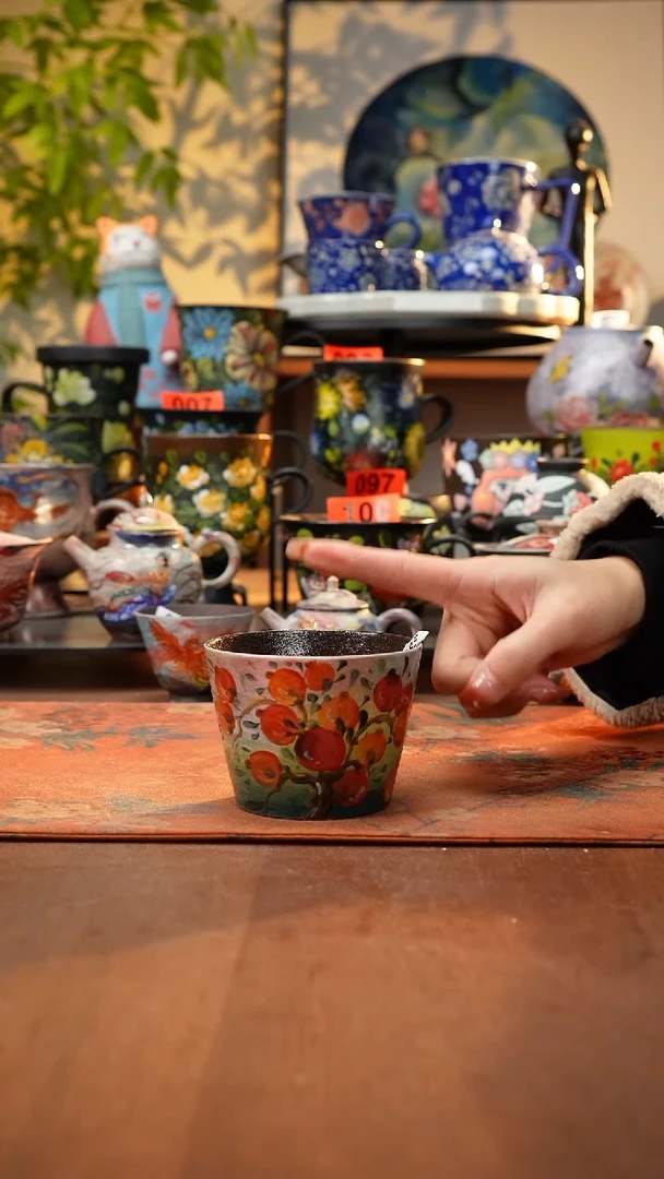 瓷片景德镇手工手绘885