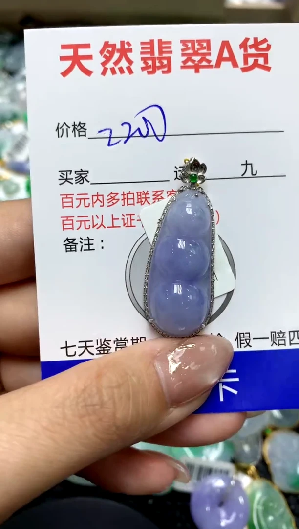 【闪购商品】翡翠颈饰18K金镶嵌111111111