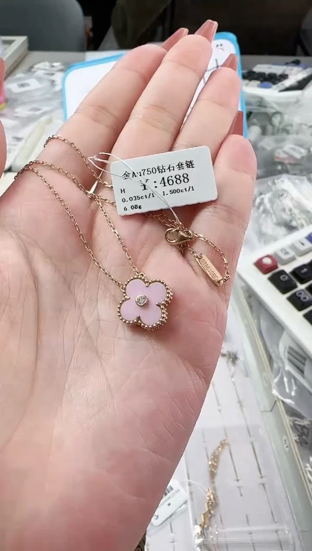 【闪购商品】钻石项链18K金镶嵌B2499908907485