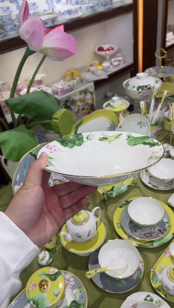 45%以上骨粉骨瓷8英寸深盘