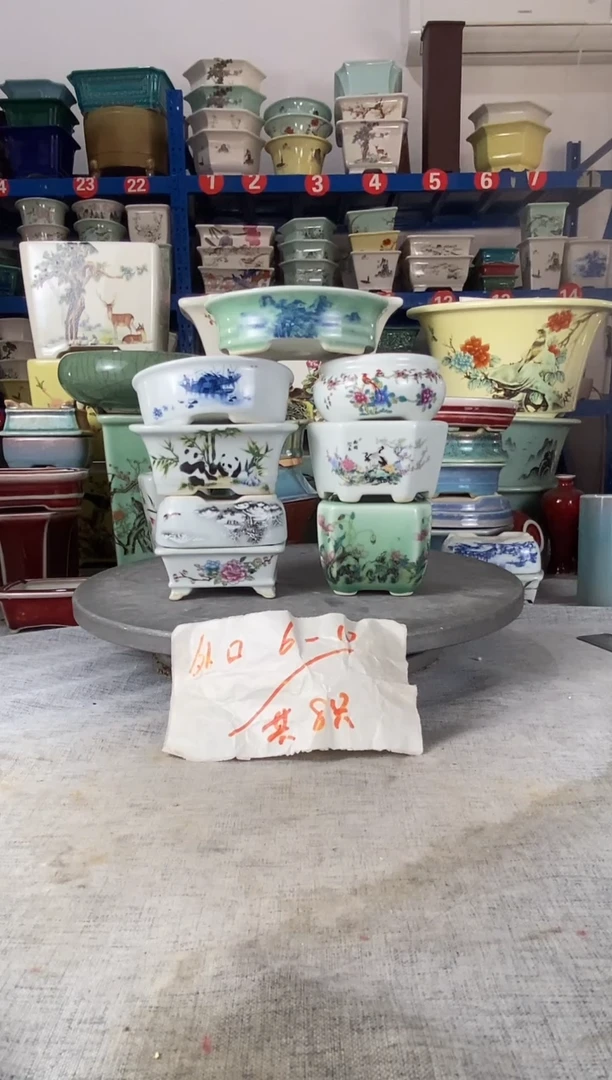 82302八只小花盆花盆