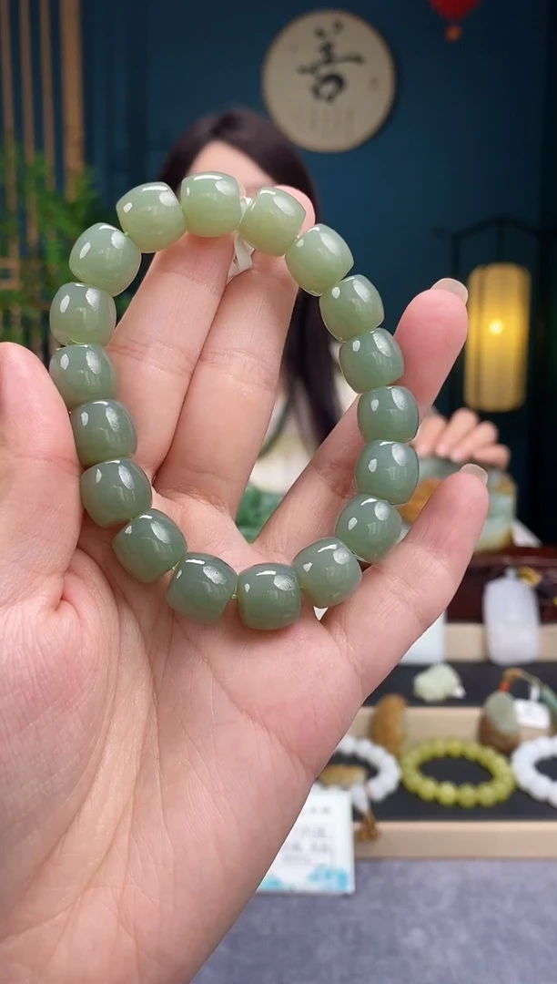 吊坠(不含链)未镶嵌和田玉手串