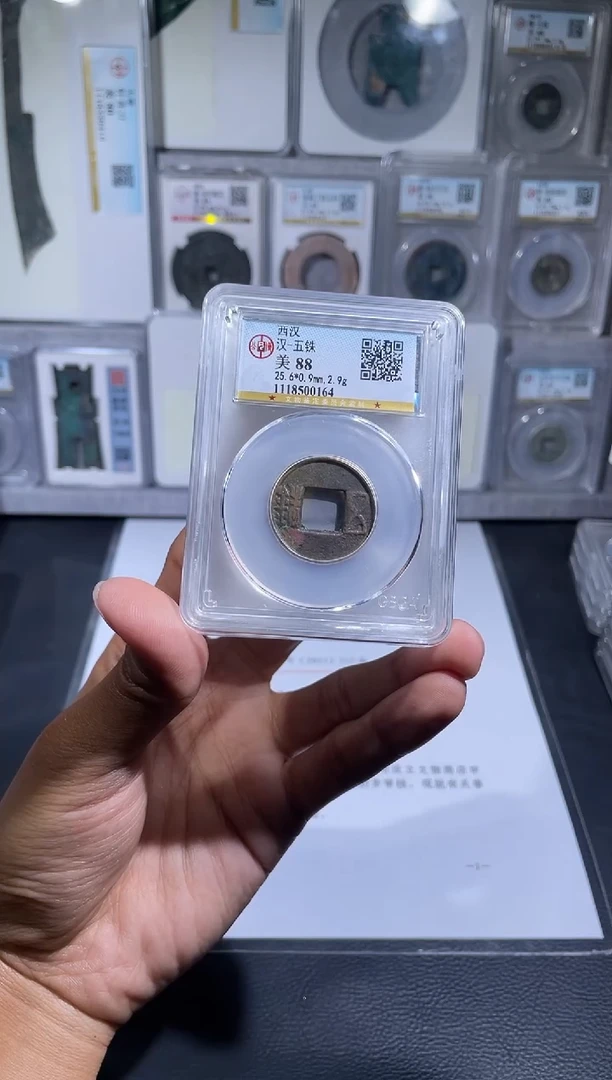 铜琪珍    西汉五铢一枚