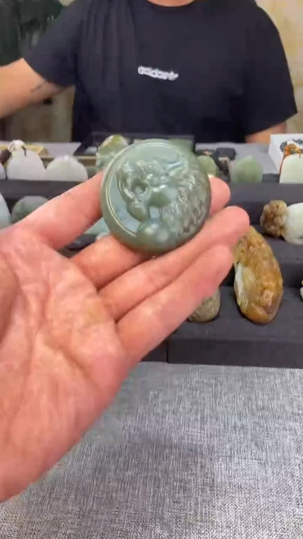 吊坠(不含链)未镶嵌和田玉和田玉一夜暴富吊坠