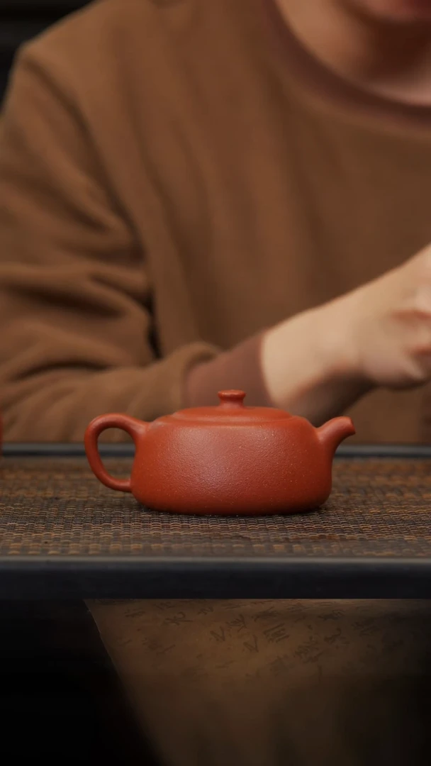 【闪购商品】紫砂茶壶31空山造器 纯红井栏