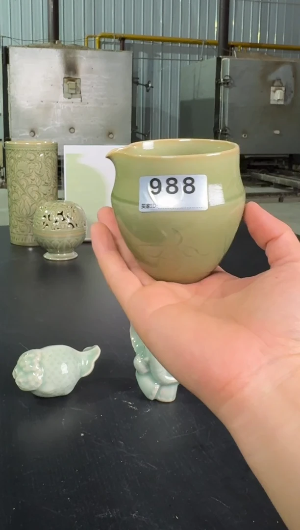 耀州窑仰山公道杯988