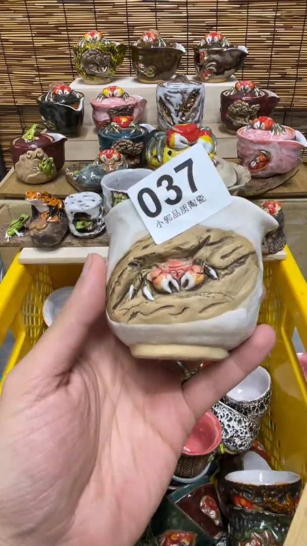 翠**衫037精美粗陶手工柴烧