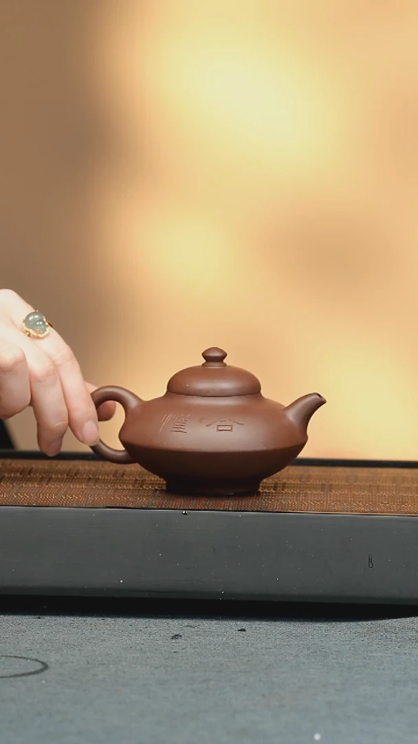 【闪购商品】紫砂茶壶五堂 合欢-刻