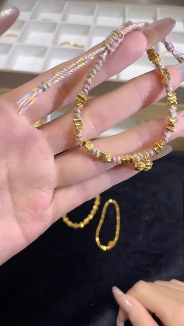 手饰定制足金HT         手绳