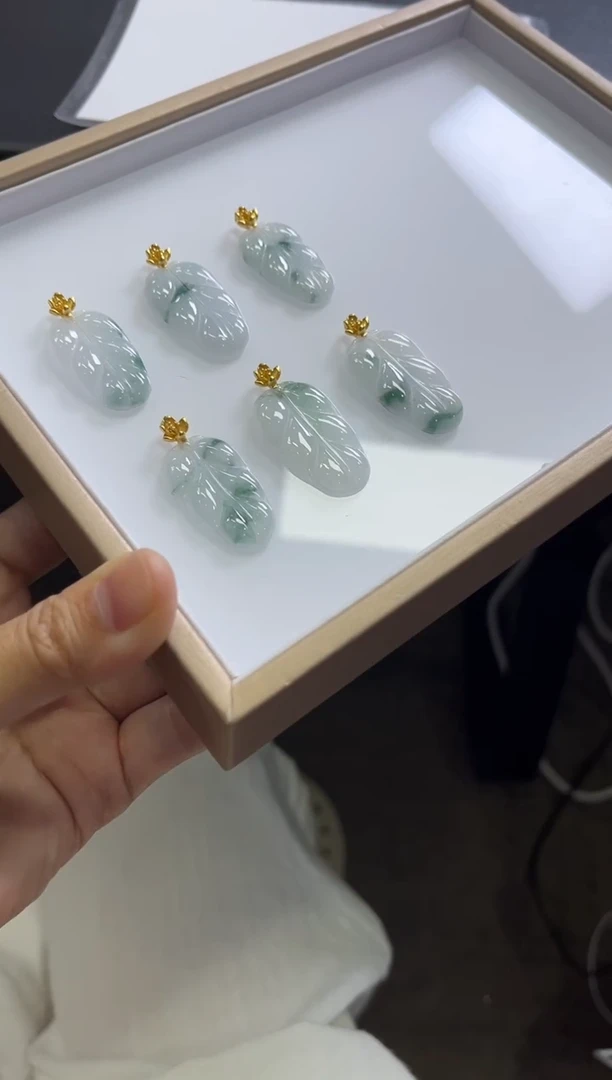 颈饰未镶嵌翡翠V195/多样性发一件/配绳子