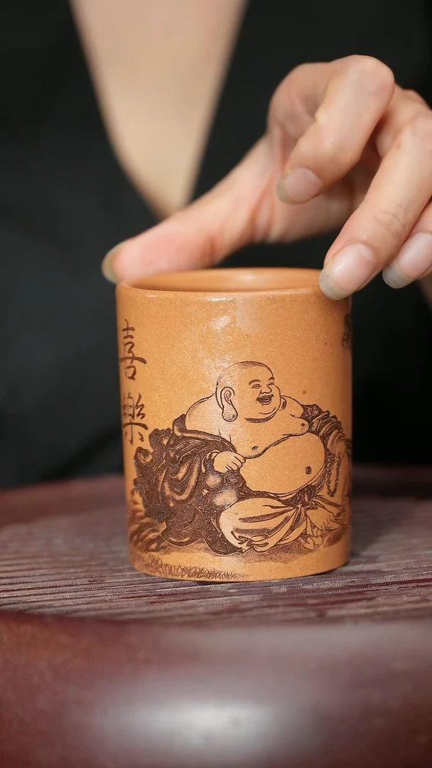 茶杯紫砂紫砂主人杯福利放漏