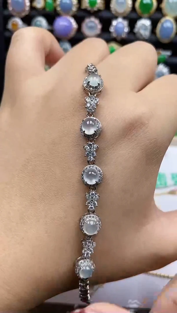 银S925镶嵌戒指翡翠啦*啦2118