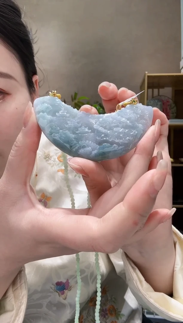 【闪购商品】翡翠耳饰未镶嵌吊坠