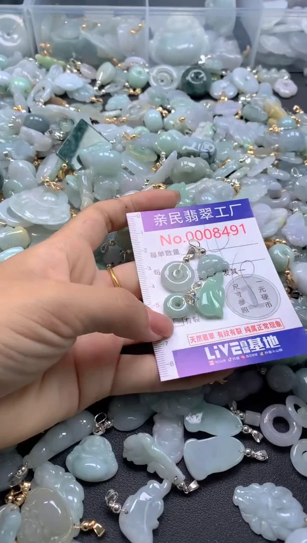 颈饰未镶嵌翡翠8491