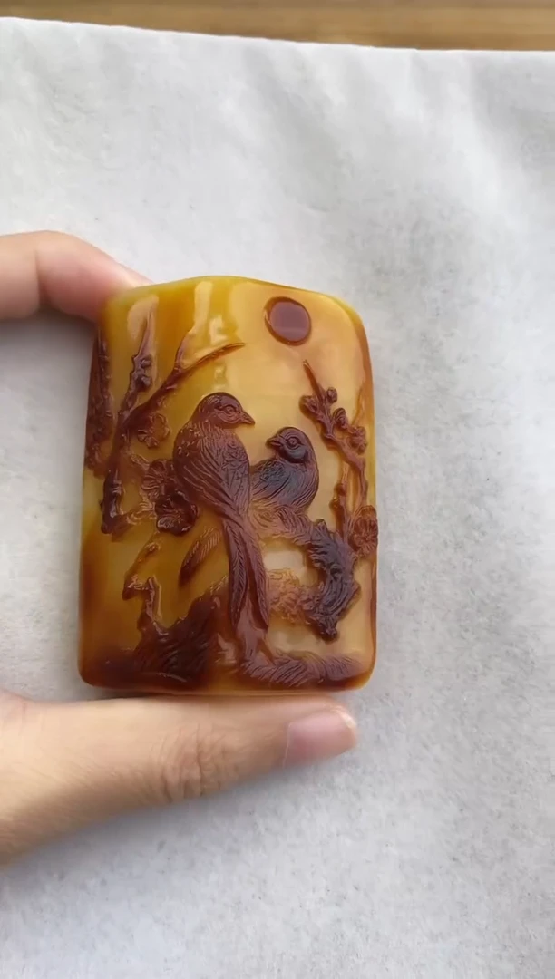 未镶嵌定制琥珀10825027-吊坠