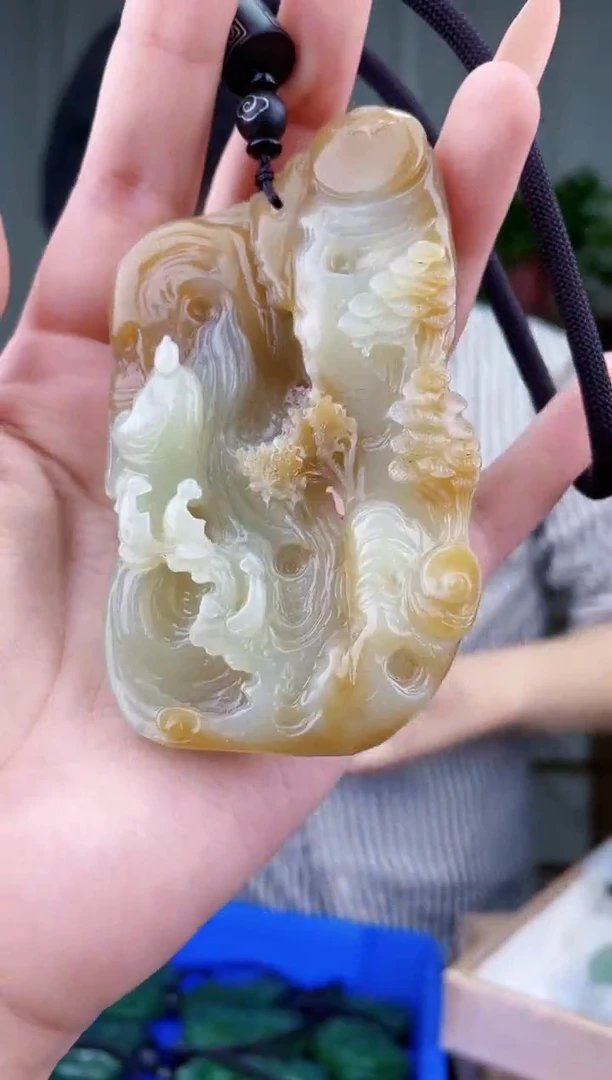 未镶嵌和田玉挂件拍一发一，多样性发货！