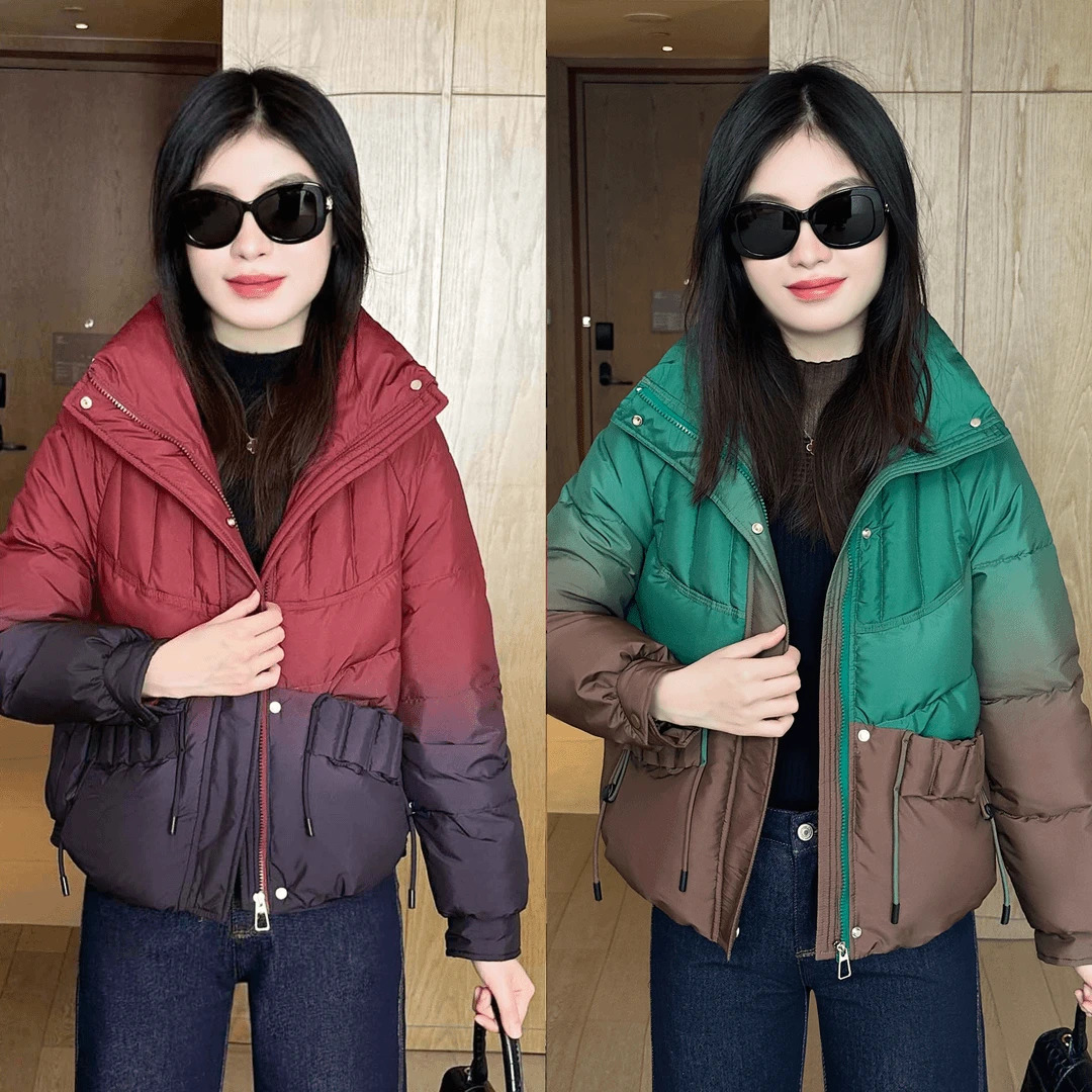 短款百搭棉服女装2024冬季新款小个子时尚宽松加厚保暖面包服外套