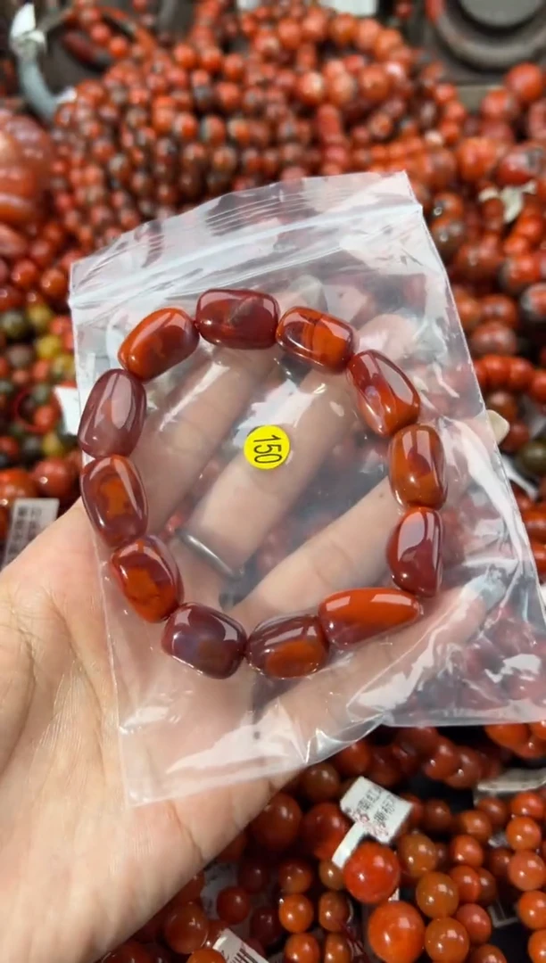 未镶嵌手串南红玛瑙12+