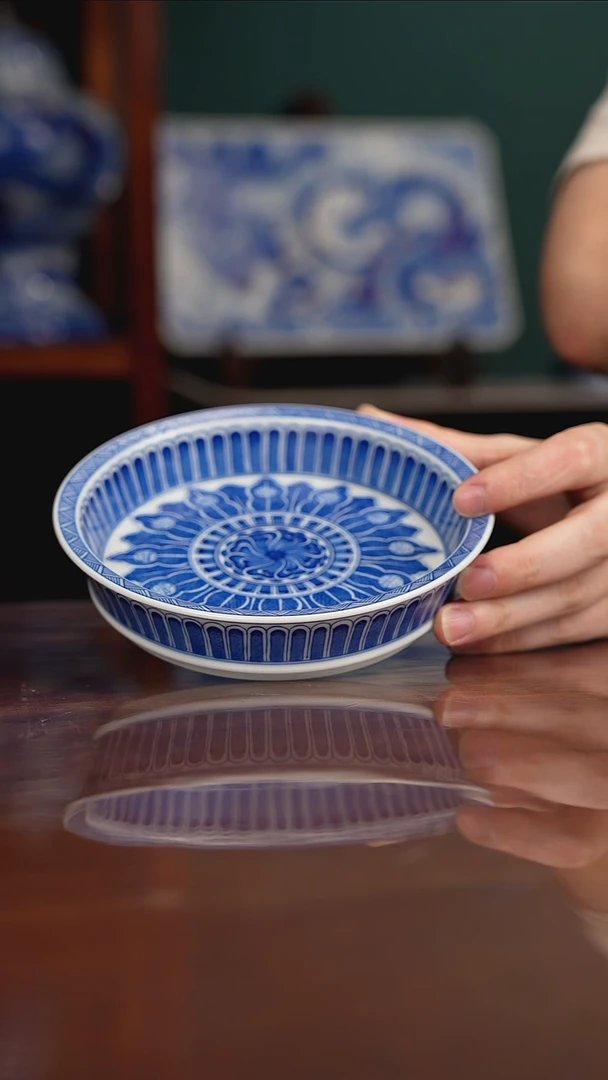 晓月柴窑 芭蕉叶壶承