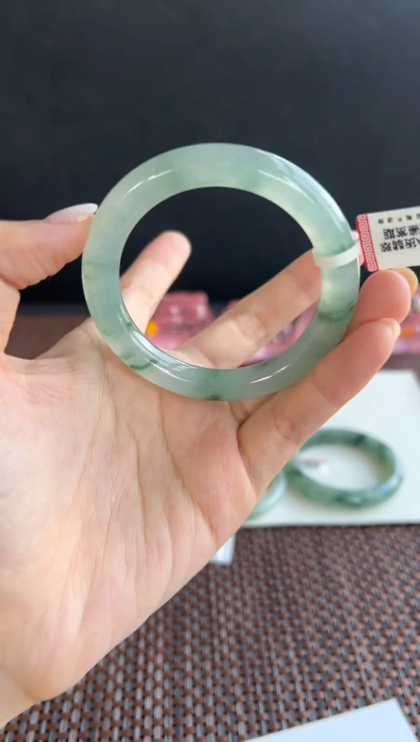 未镶嵌手镯翡翠45号52.7*9.1*9.9