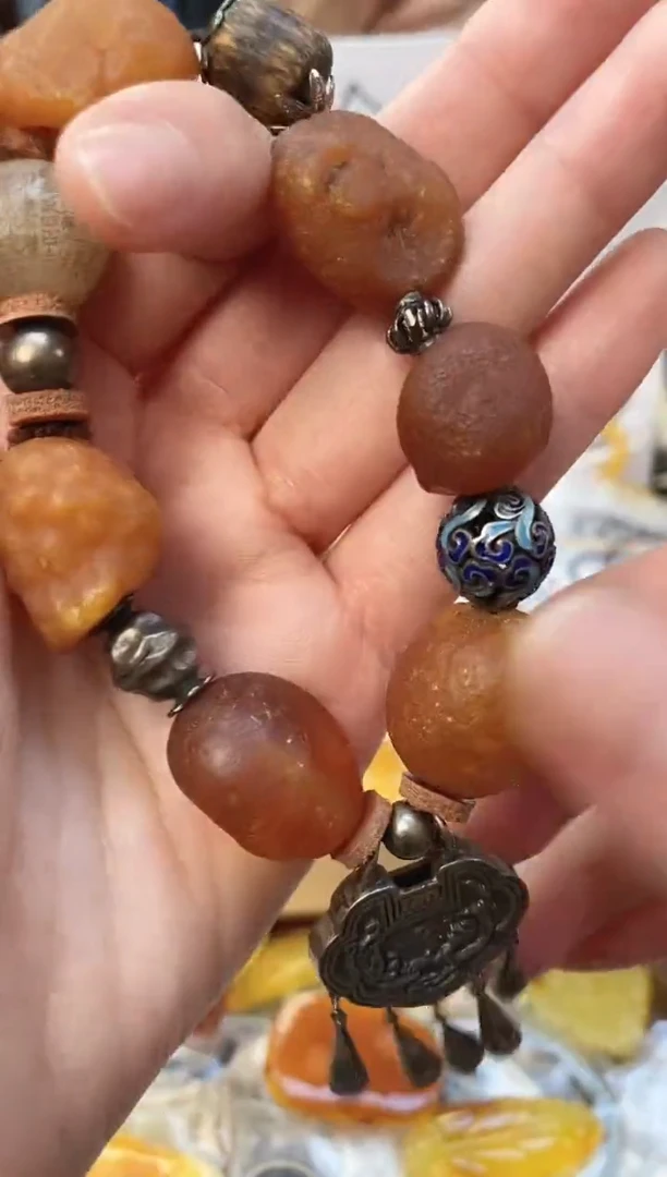 裸石琥珀未镶嵌天然琥珀蜜蜡