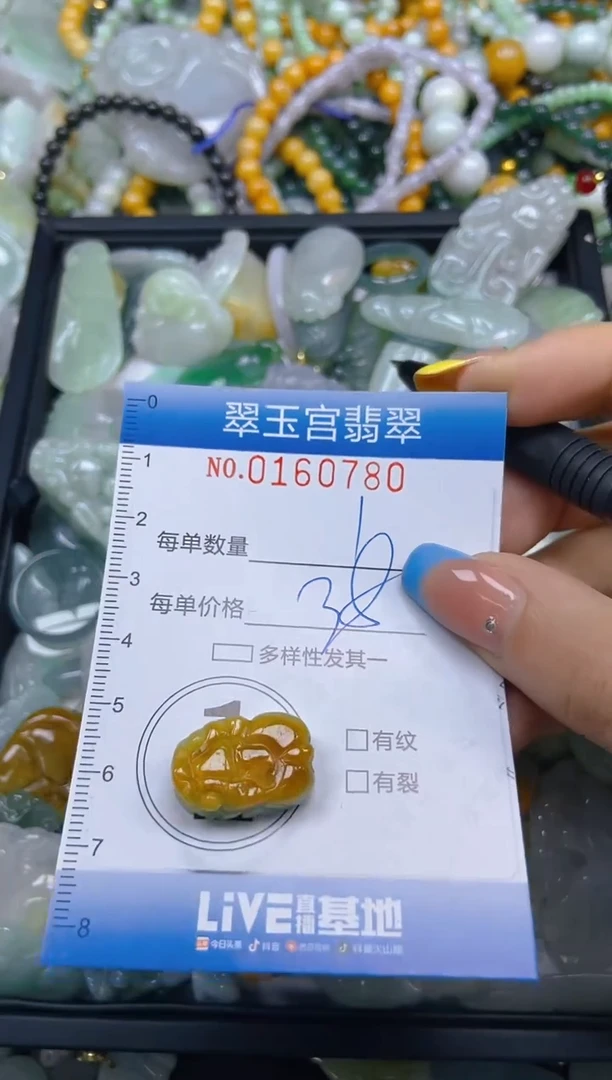 翡翠未镶嵌颈饰闪购0160780