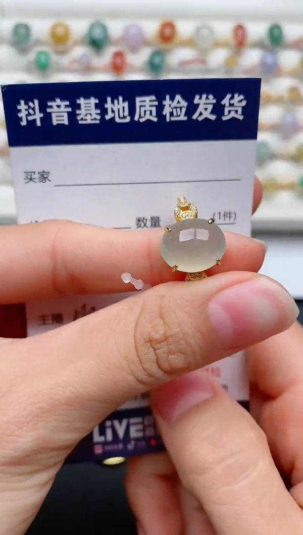 【闪购商品】翡翠戒指银S925镶嵌...........