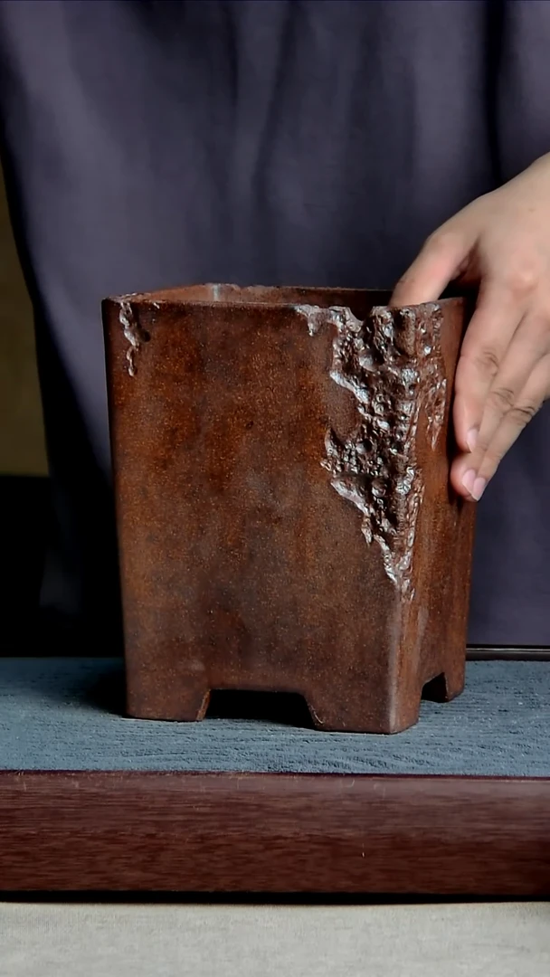 紫砂花盆14*18内径紫砂花盆