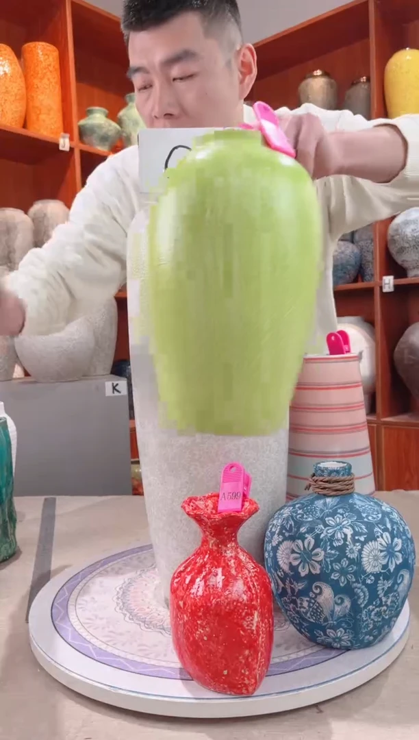 【闪购商品】瓶可以水培 a371陶瓷花瓶 无花