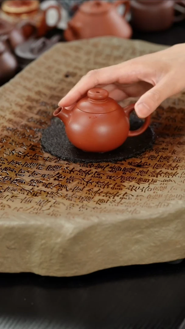 茶壶紫砂lx朱泥炮嘴福园90cc