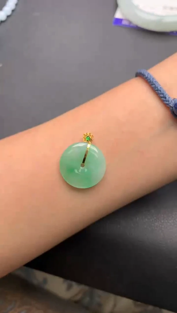 【闪购商品】定制翡翠18K金镶嵌模式推广期24小时鉴赏期